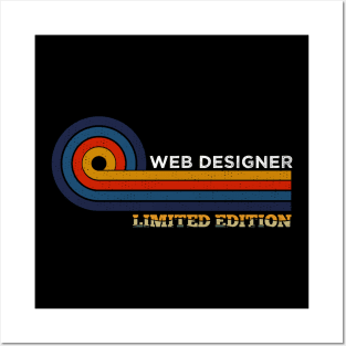 Funny Vintage Web Designer Design Developer Programing Gift Ideas Humor Posters and Art